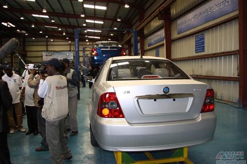 吉利车型或于2017年在埃塞俄比亚正式全速投产