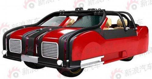 李书福为解决交通堵塞 研发双体车独家曝光