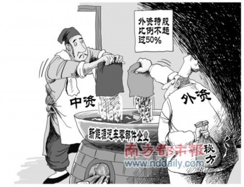 新能源零部件外资持股不超50%伤了谁的心？