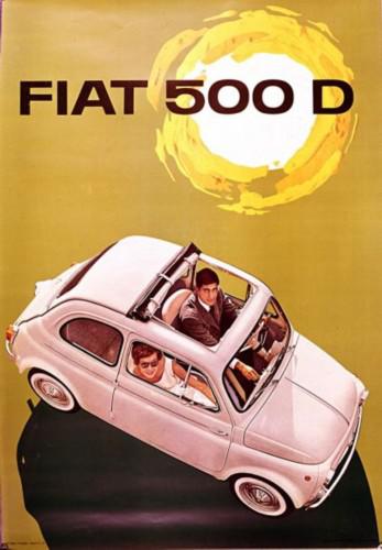 fiat 500d1960 - fiat 500d1960~1965年间,新款500d车型取代高清图片