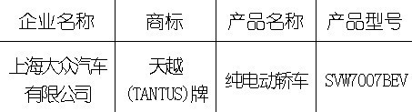 上海大众新自主品牌
