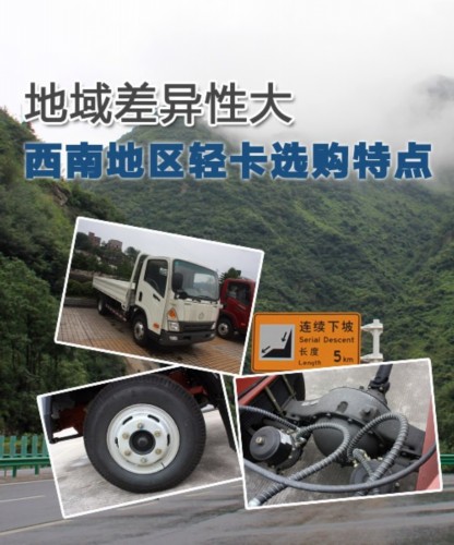 国产轻卡因地制宜 占领西南市场 