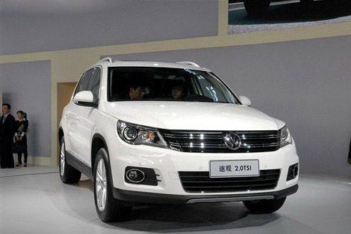 1月SUV、MPV销量排行公布 途观突破两万辆