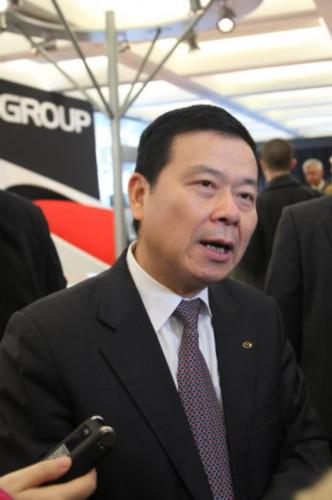 广汽集团总经理曾庆红接受中外媒体采访