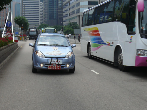 奇瑞A1香港巡游（图）