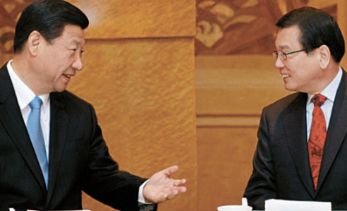 习近平主席接见锦湖韩亚会长朴三求