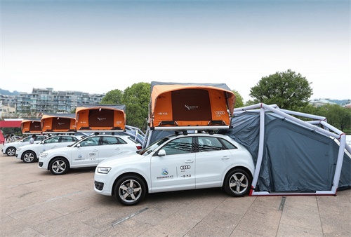 奥迪A6 allroad quattro闪耀中国国际露营大会