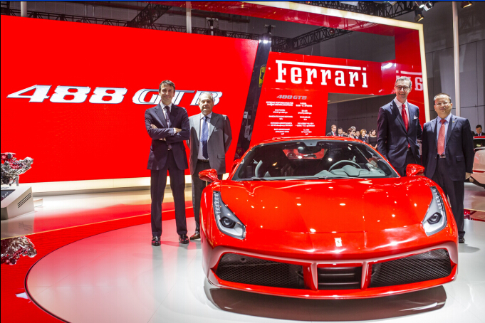 法拉利488 GTB 上海车展亚太区首发