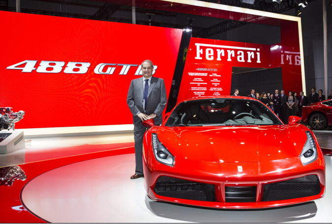 法拉利488 GTB 上海车展亚太区首发