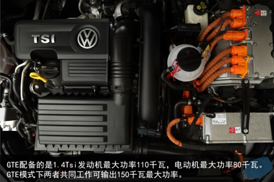 全新Golf GTE 树立混合动力车新标杆 