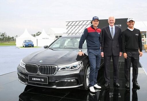 众球星携全新BMW 7系亮相上海美兰湖