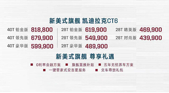凯迪拉克CT6树立新美式豪华标杆